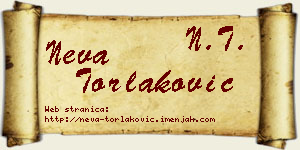 Neva Torlaković vizit kartica